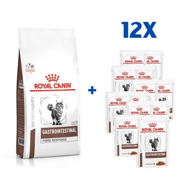 Gastrointestinal special pack FIBRE RESPONSE Gatto