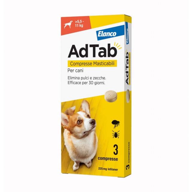 AdTab compresse per cani 5,5 - 11 kg