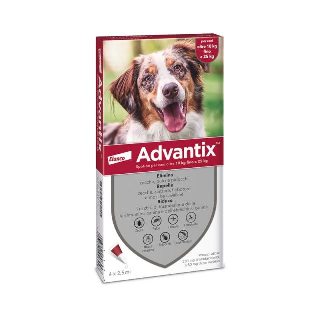 Advantix Spot-On cani 10-25kg