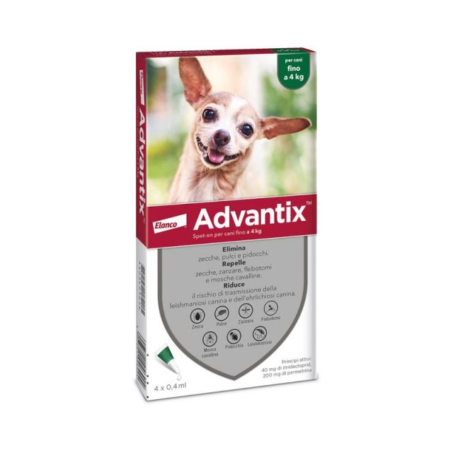 Advantix Spot-On cani fino a 4Kg