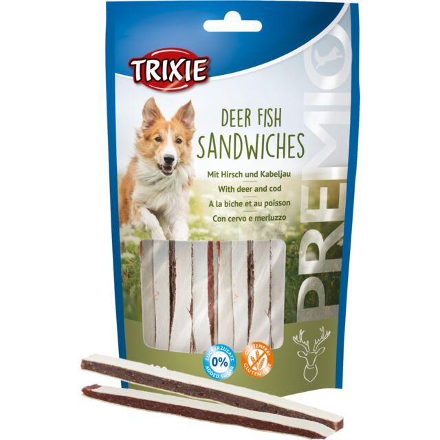 Trixie Deer Fish Sandwiches gr 100