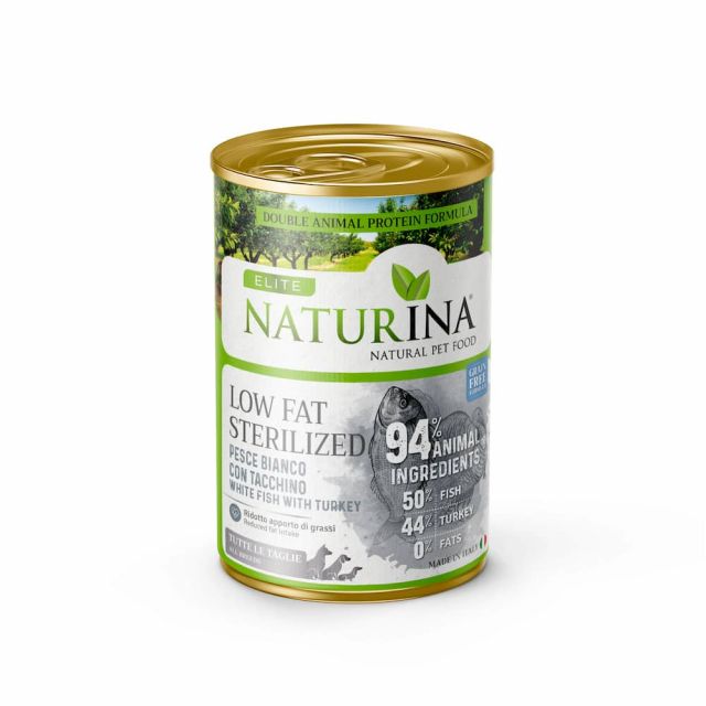 Elite Low Fat / Sterilized Pesce Bianco con tacchino 400 g 