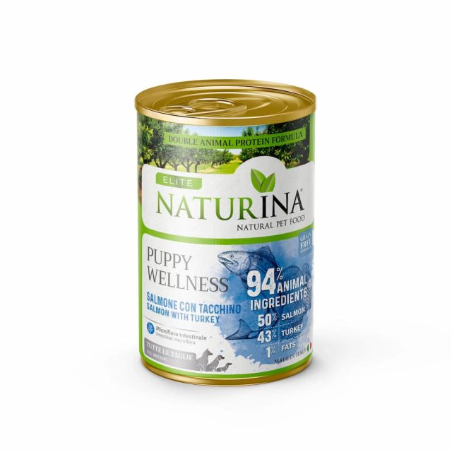 Elite Puppy Wellness Salmone con tacchino 400 g 