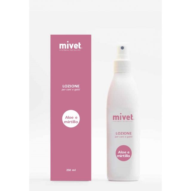 Mivet Lozione Aloe e Mirtillo per Cani e Gatti 250ml