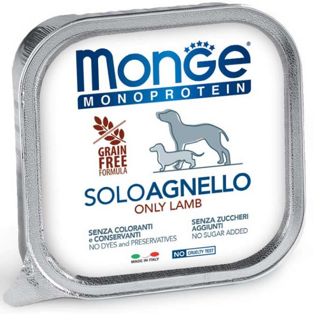 Monge Monoprotein Pate' Solo Agnello 150 g