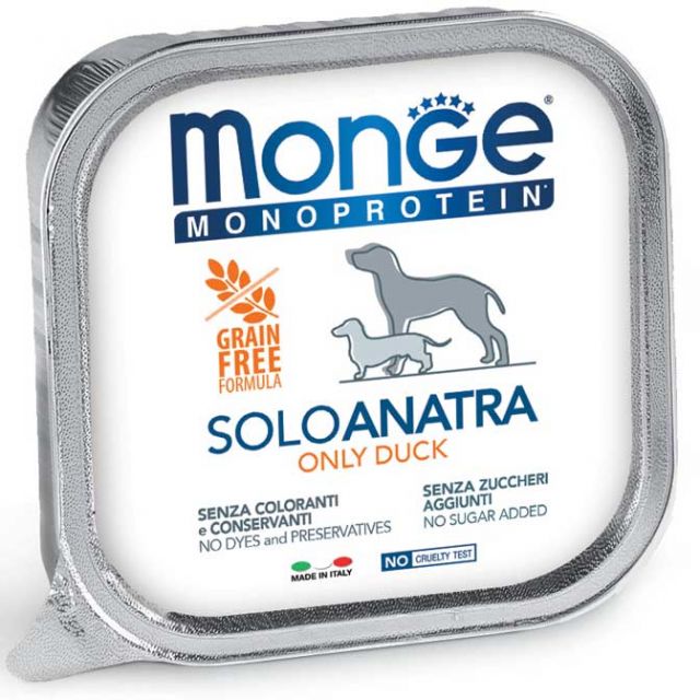 Monge Monoprotein Pate' Solo Anatra 150 g