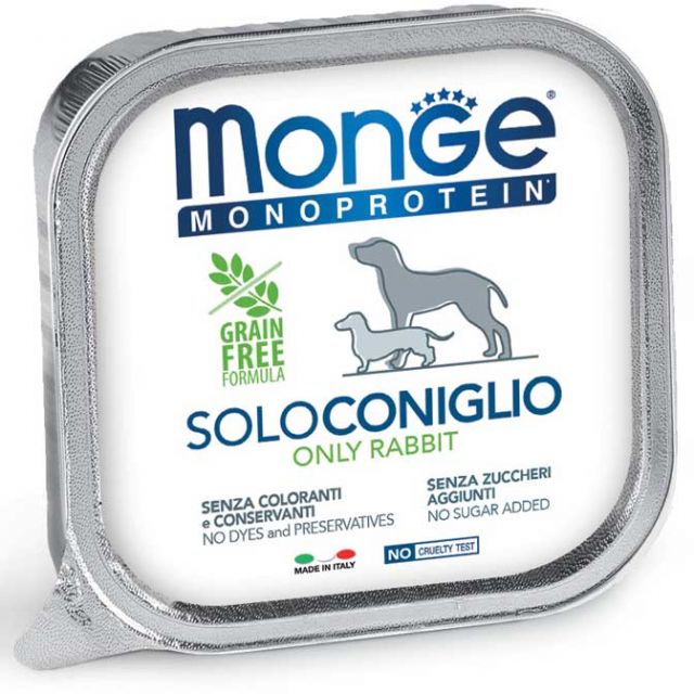 Monge Monoprotein Pate' Solo Coniglio 150 g