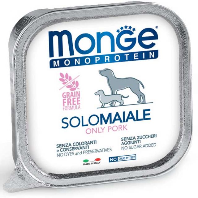 Monge Monoprotein Pate' Solo Maiale 150 g