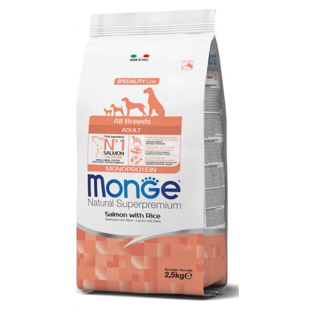All Breeds Monoprotein Adult Salmone e Riso 12 kg