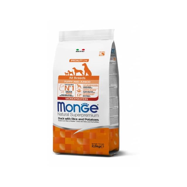 All Breeds Monoprotein Puppy and Junior Anatra, riso e patate 2,5 kg