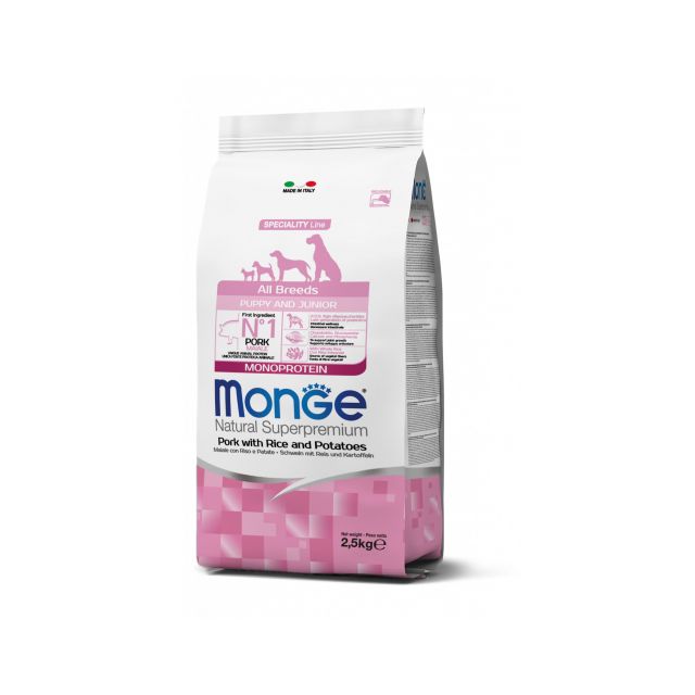 All Breeds Monoprotein Puppy and Junior Maiale, riso e patate 12 kg
