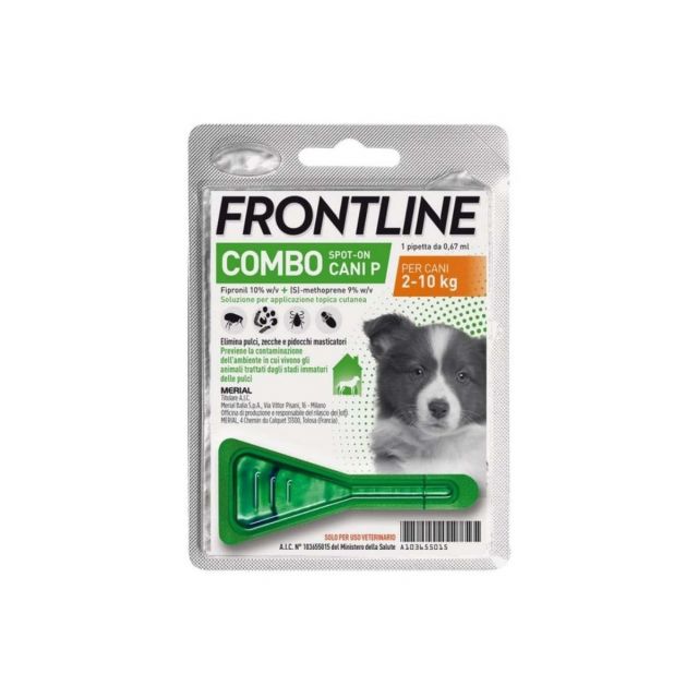Frontline Cani Combo 2-10kg - 1 fiala