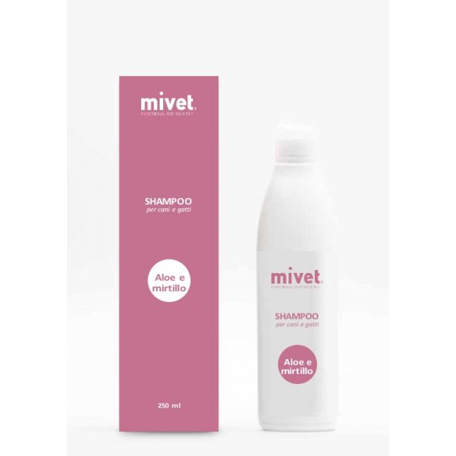 Mivet Shampoo Aloe e Mirtillo per Cani e Gatti 250ml