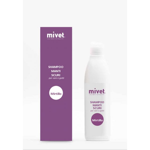 Mivet Shampoo Manti Scuri per Cani e Gatti 250ml