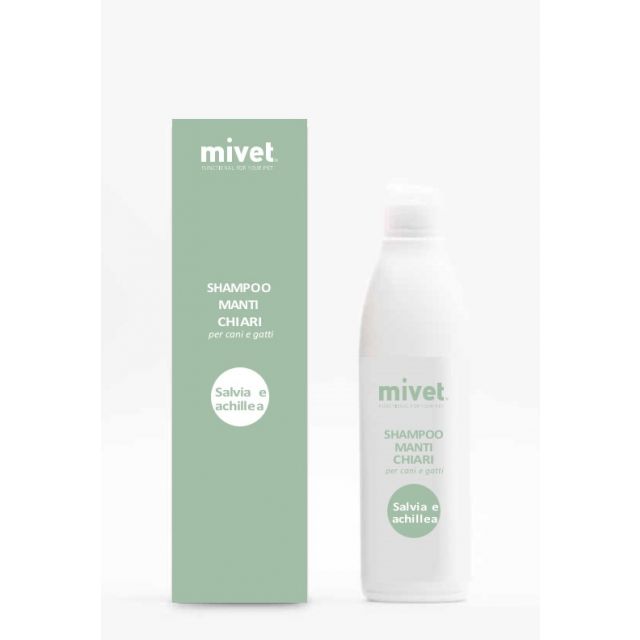 Mivet Shampoo Manti Chiari per Cani e Gatti 250ml